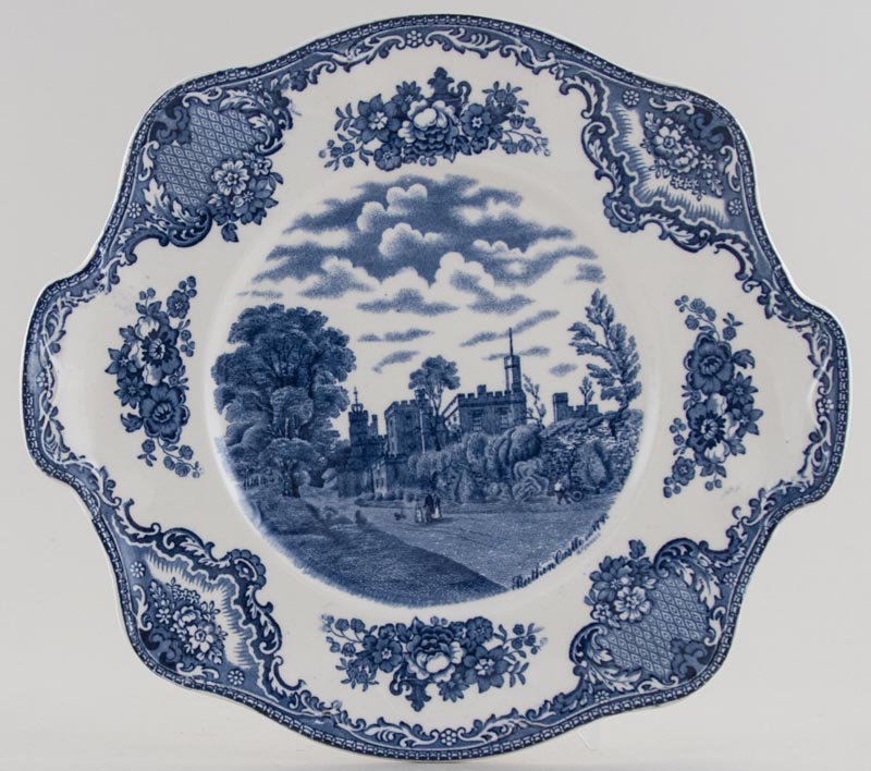 Bread and Butter Plate Ruthin Castle c1950s